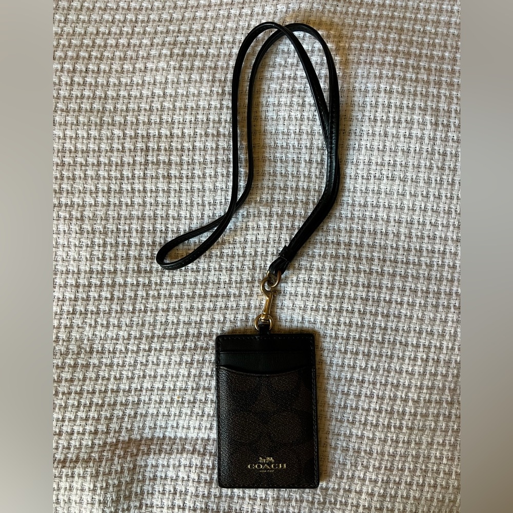 coach id lanyard